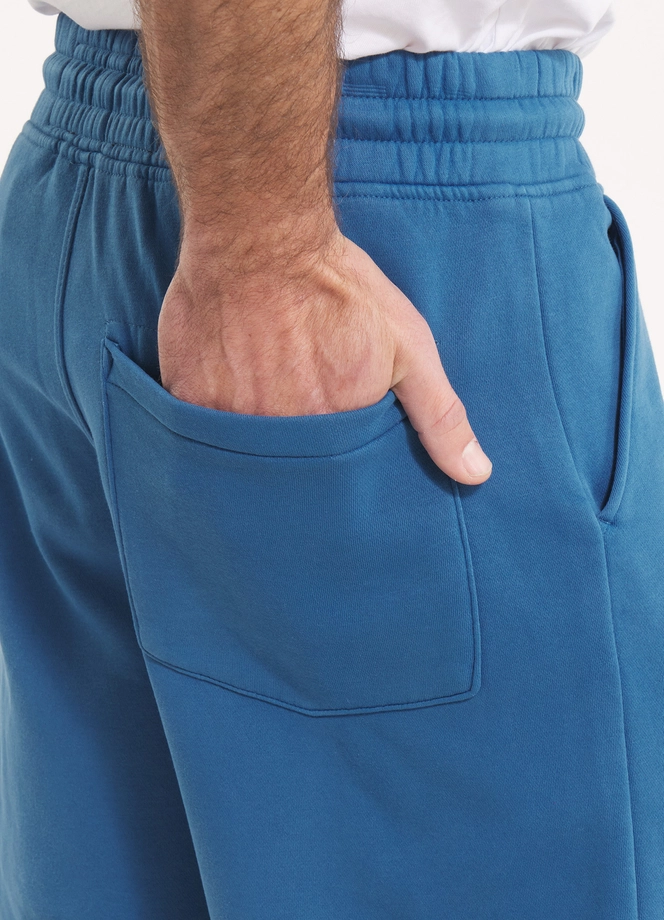 Spodenki szorty dresowe męskie Pitbull Lancaster 2 Washed niebieskie