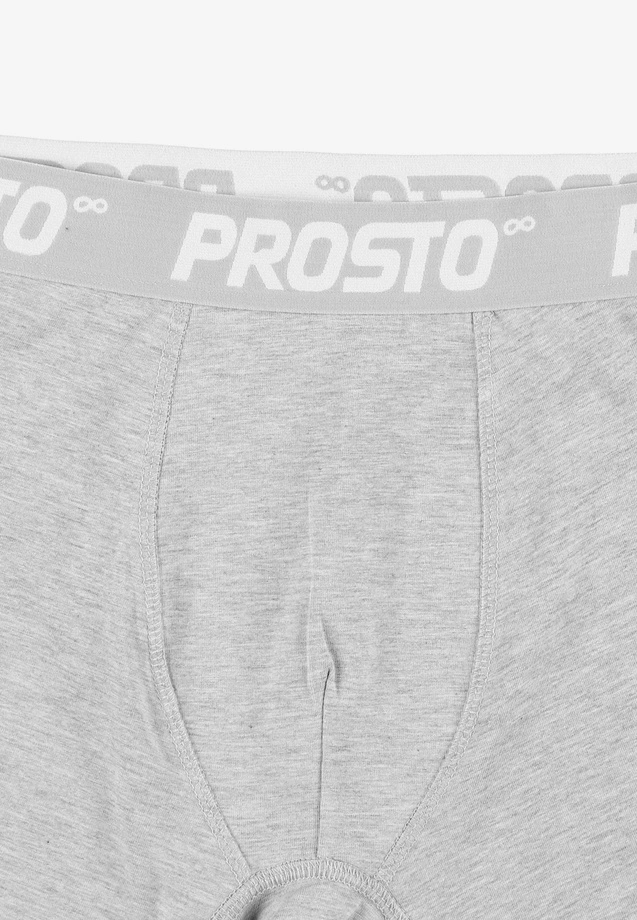 Bokserki męskie Prosto zestaw 3pack szare