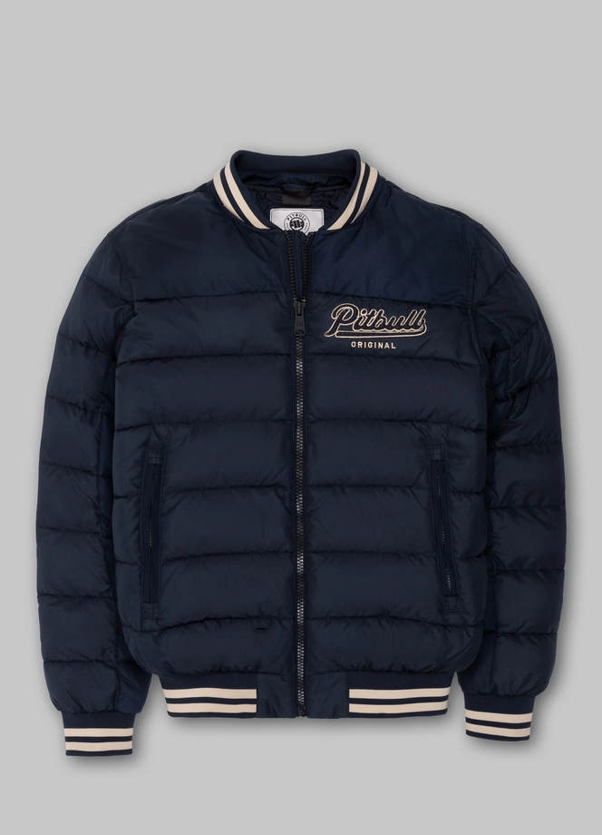 Kurtka zimowa męska Pit Bull Hidden 25 granatowo/beżowa