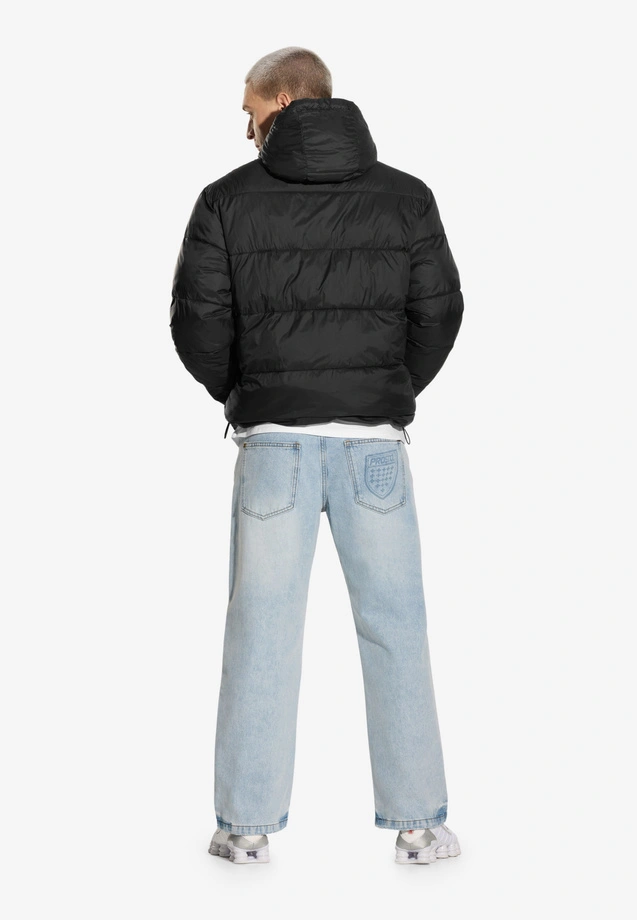 Spodnie męskie Jeans Baggy Prosto Shield niebieskie