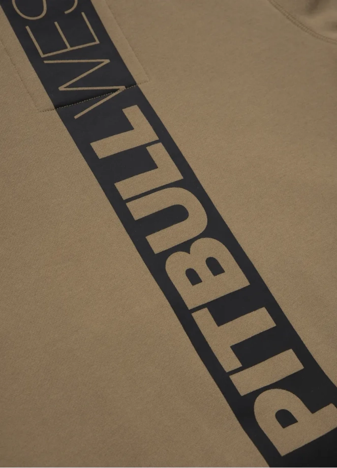 Bluza damska z kapturem Pit Bull Pitbull Hilltop Zip brązowa