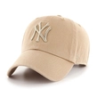 Czapka z daszkiem 47 Brand New York Yankees Khaki Clean Up beżowa