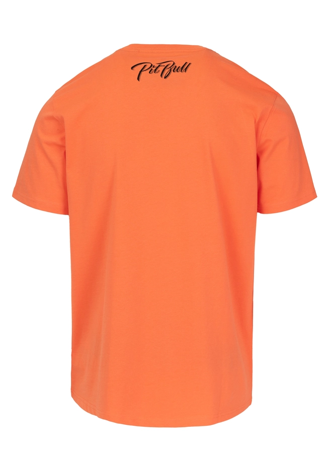 Koszulka męska T-Shirt Pit Bull Pitbull El Jeffe pomarańczowa