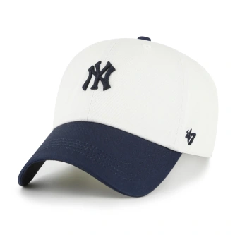 Czapka z daszkiem 47 Brand New York Yankees Contemporary Clean Up biała granatowa