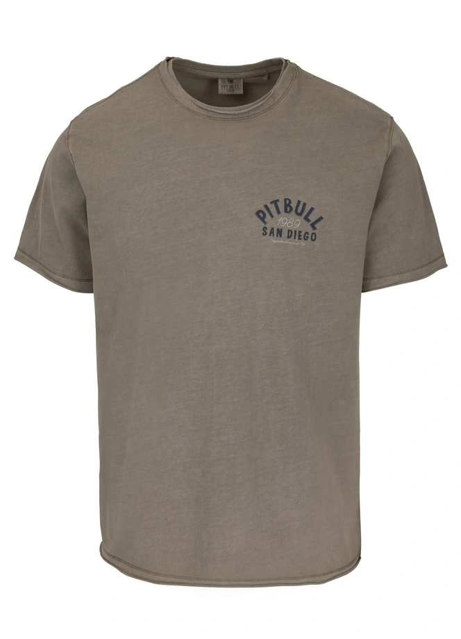 Koszulka męska T-Shirt Pit Bull Pitbull Denim Washed Raw Pacific taupe