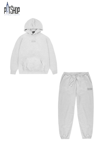 Komplet dresowy męski oversize Prosto Box szary