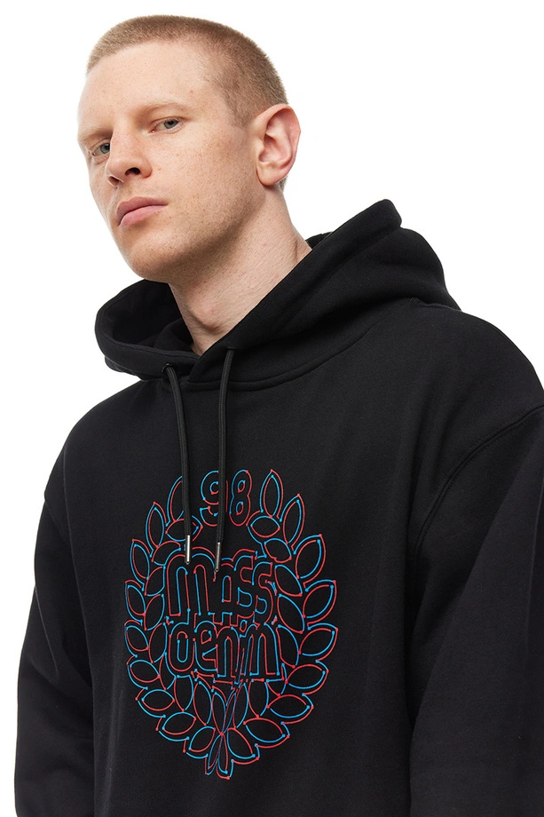 Bluza męska z kapturem Mass Dnm Points czarna
