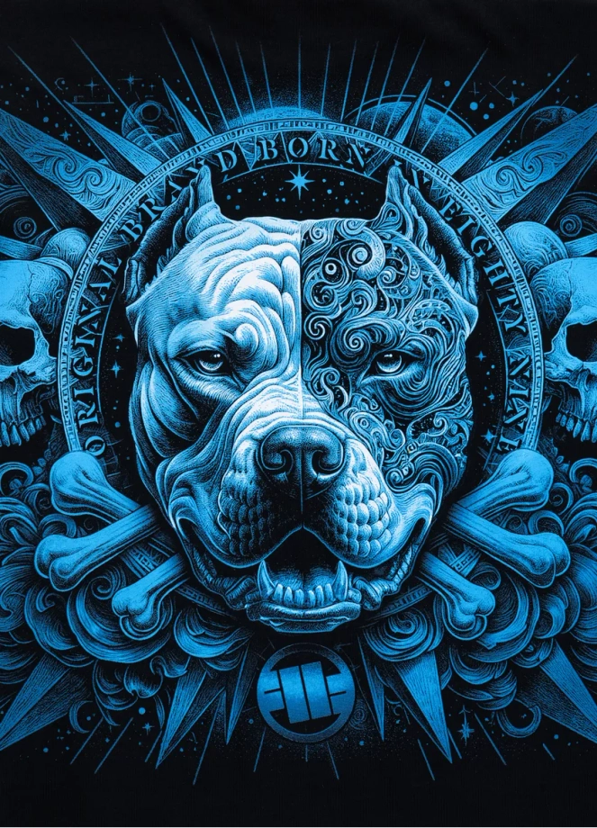 Koszulka męska T-Shirt Pit Bull Pitbull World czarna