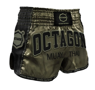 Spodenki Muay Thai Octagon dark green