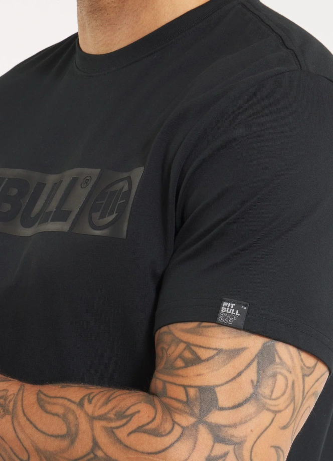 Koszulka męska T-Shirt Pitbull Hilltop czarna all black