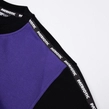 Bluza męska klasyczna Patriotic CLS Pelt Tape crewneck fioletowo/czarna