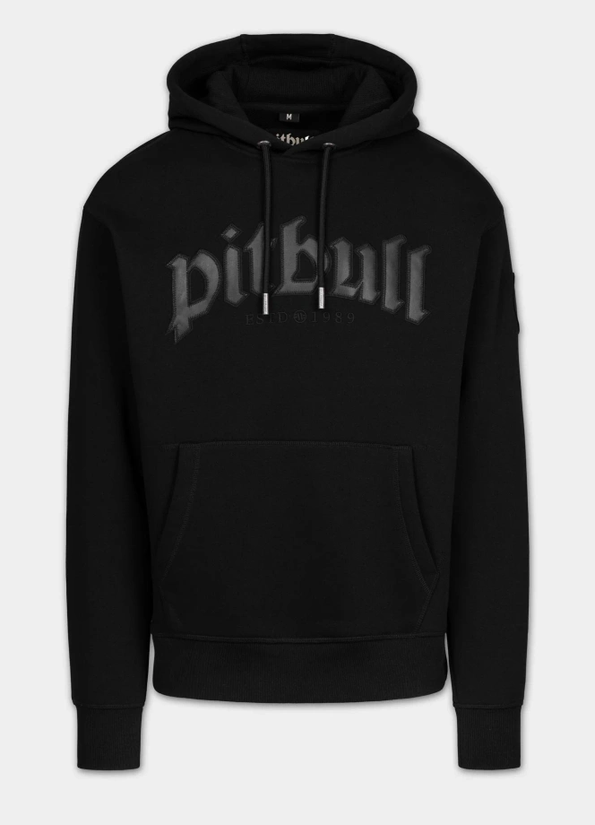 Bluza męska z kapturem Pit Bull Taylor czarna