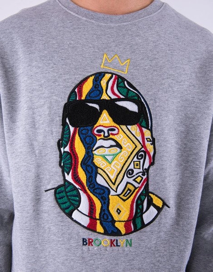 Bluza Cayler & Sons Crowned crewneck grey