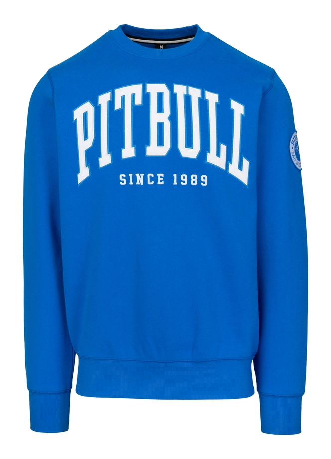 Bluza męska bez kaptura Pit Bull Norton niebieska