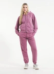 Bluza damska z kapturem Pitbull Manzanita Heart ZIP Washed różowa