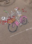 Koszulka damska T-shirt Pit Bull CruisinAndBoozin brązowy