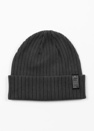 Czapka zimowa Pitbull Beanie Silvas Pitbull TM grafitowa