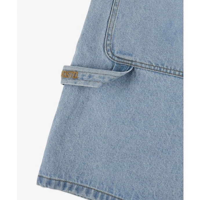 Spodenki męskie jeansowe Prosto Zaxx Baggy jasno niebieskie