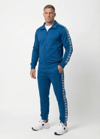 Komplet dresowy męski Pit Bull Powers niebieski