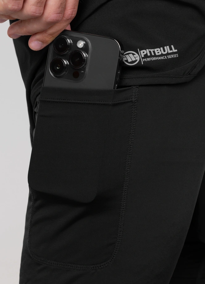 Spodenki sportowe 2w1 Pit Bull Sport czarne