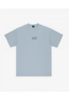 Koszulka męska t-shirt oversize Prosto Box 2.0 jasno niebieska