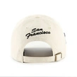 Czapka z daszkiem 47 Brand San Francisco Giants Sandstorm Clean Up kremowo/czarna
