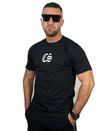 Koszulka męska T-shirt Ciemna Strefa Biały Gotyk czarna