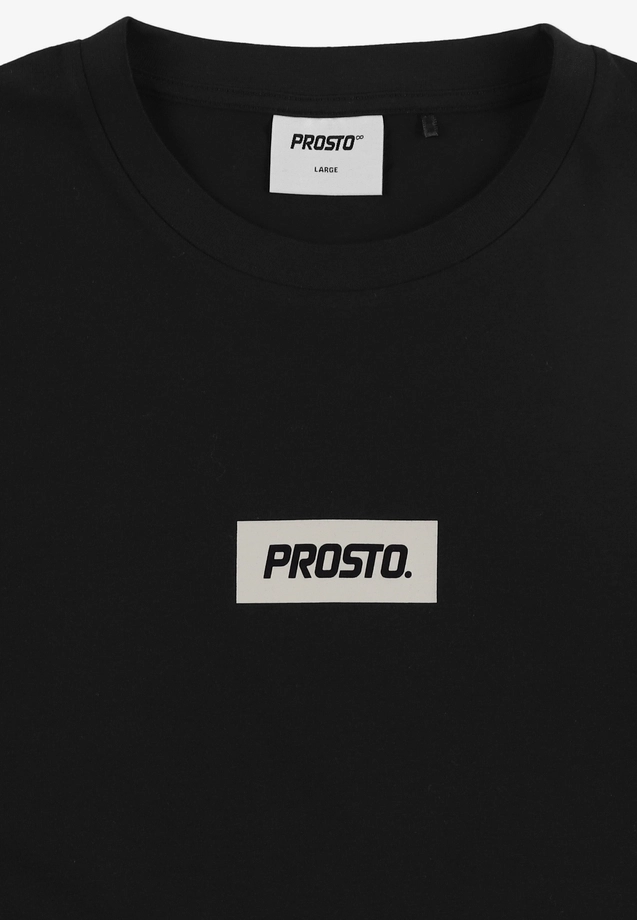 Koszulka męska t-shirt Prosto Box Logo czarna