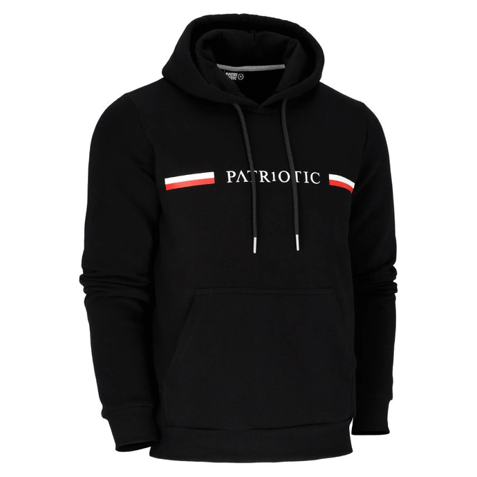 Bluza z kapturem Patriotic Greek S-Line hooded black