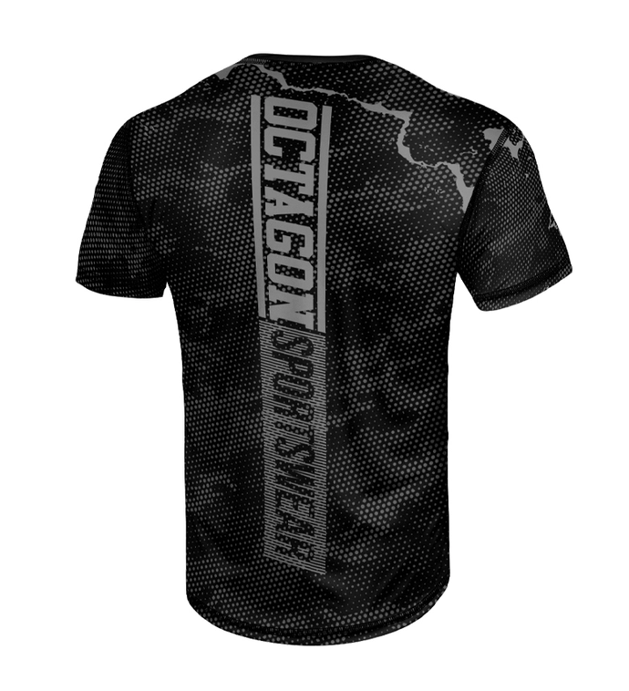Koszulka T-shirt Sport Octagon Marble Camo szara