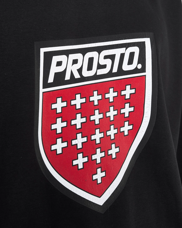 Bluza męska z kapturem Prosto Infine czarna