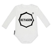 Body dziecięce Octagon Logo białe