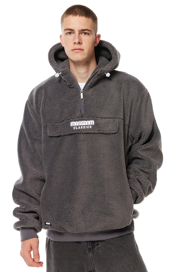 Kurtka przejściowa polarowa Mass Denim Frontside 2.0 szara