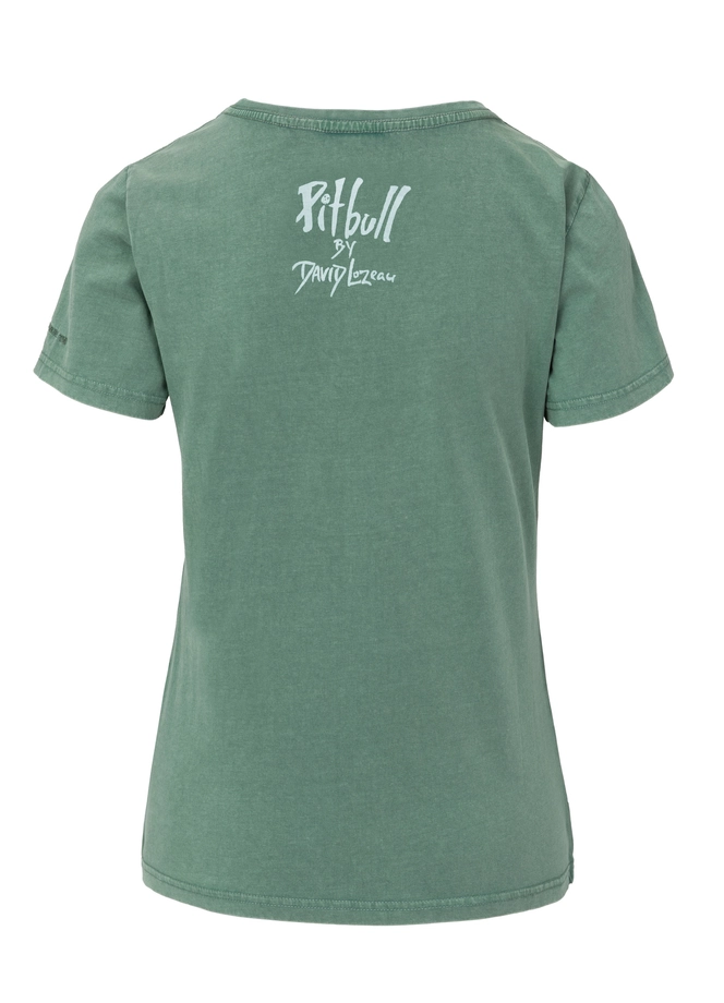 Koszulka damska T-shirt Pit Bull CruisinAndBoozin miętowy zielony