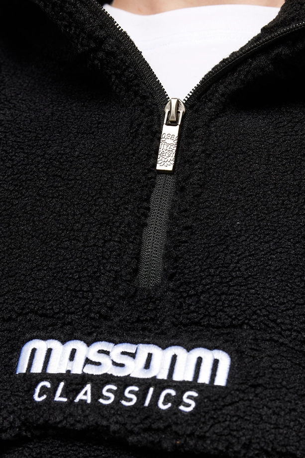 Kurtka przejściowa polarowa Mass Denim Frontside 2.0 czarna