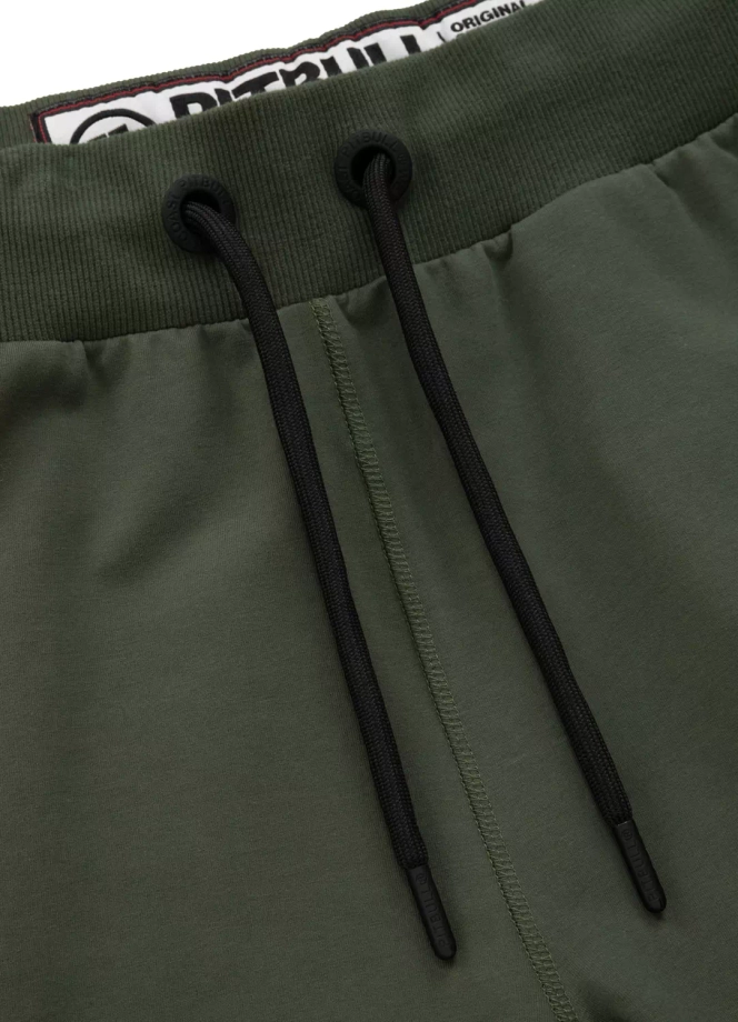 Spodnie dresowe męskie Pitbull Byron Pit Bull oliwkowe