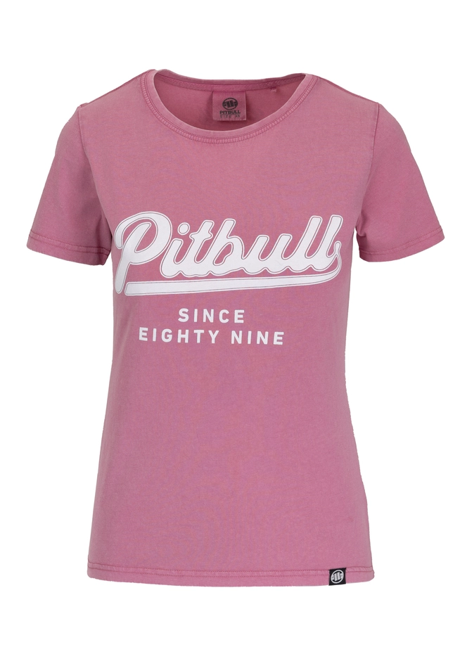 Koszulka damska T-shirt Pit Bull Angel Logo różowa