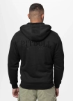 Bluza męska rozpinana z kapturem Pit Bull Ruffin Detroit czarno/czarna