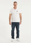 Koszulka męska Polo Pitbull Jersey Slim Fit Small Logo biała