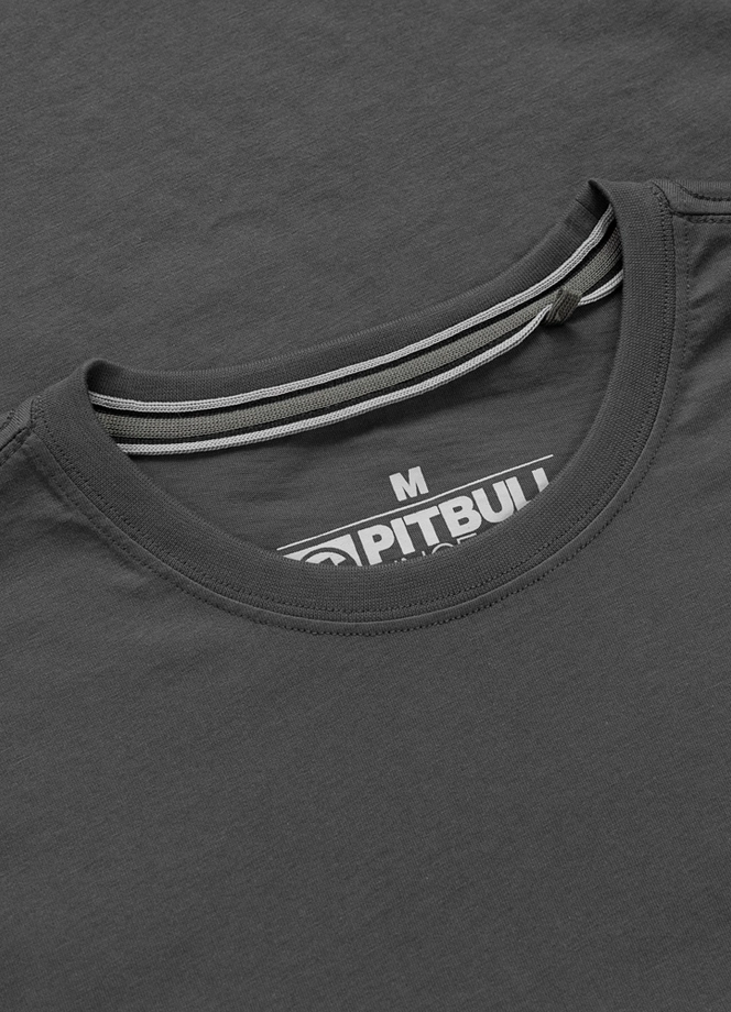 Koszulka męska T-Shirt Pit Bull Pitbull Dog SD grafitowa