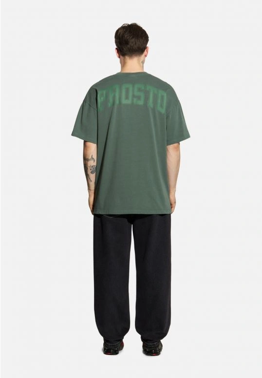 Koszulka męska t-shirt oversize Prosto Zont zielona