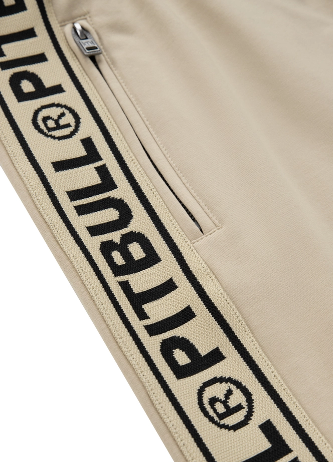 Spodnie dresowe męskie Pitbull French Terry Byron beżowe