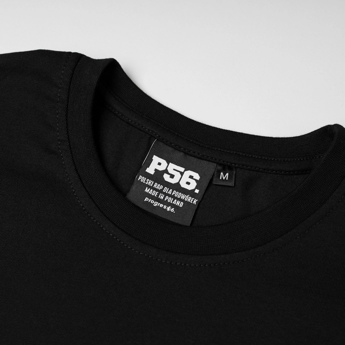 Koszulka męska T-shirt Dudek P56 Fuck The System DZZ czarna