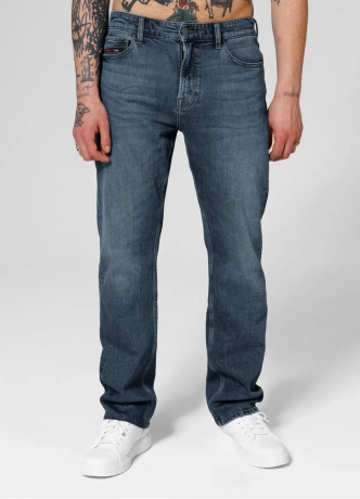 Spodnie jeans męskie Pitbull Medium Wash Highlander niebieskie