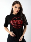 Koszulka męska t-shirt Środowisko Miejskie Theme czarna/czerwona