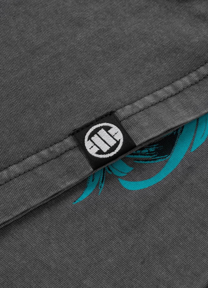 Koszulka damska T-shirt Pit Bull Santa Muerte 25 szara