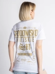 Koszulka męska t-shirt Środowisko Miejskie Theme biała/złota