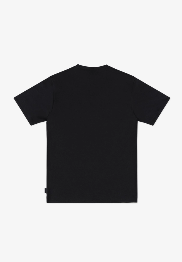 Koszulka męska t-shirt Prosto Shield Slim czarna