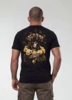 Koszulka męska T-Shirt Pit Bull Santa Muerte 26 czarna