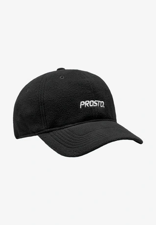 Czapka z daszkiem polarowa Prosto Fleece czarna